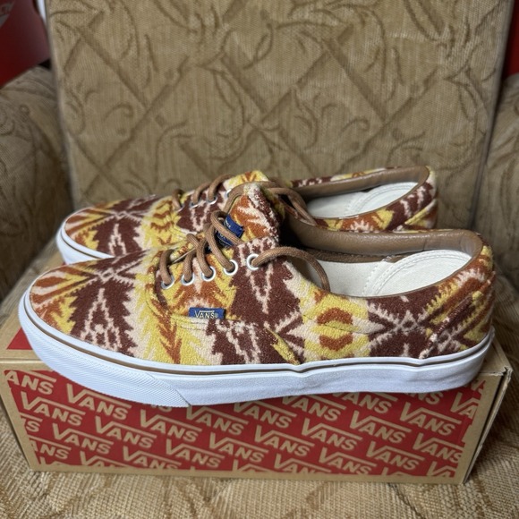 Limited Edition Vans x Pendleton Tribal Tan Skate Shoes Men's